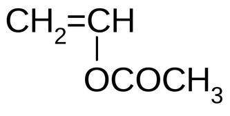 Изображение формулы винилацетата